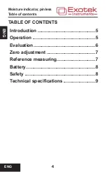 Предварительный просмотр 3 страницы Exotek MC-500 User Manual