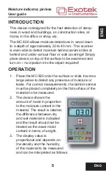 Предварительный просмотр 4 страницы Exotek MC-500 User Manual