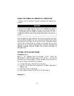 Предварительный просмотр 22 страницы EXP Computer CDG-821 User Manual