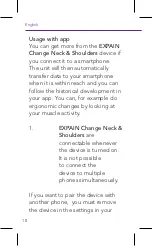 Предварительный просмотр 10 страницы Expain Change Neck & Shoulders User Manual