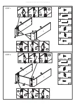 Предварительный просмотр 3 страницы expand furniture PRATICO END LIFT UP QUEEN BED Assembly Instruction Manual