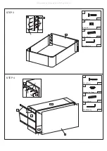 Предварительный просмотр 4 страницы expand furniture PRATICO END LIFT UP QUEEN BED Assembly Instruction Manual