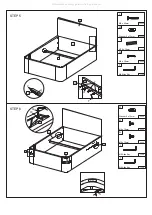 Предварительный просмотр 5 страницы expand furniture PRATICO END LIFT UP QUEEN BED Assembly Instruction Manual