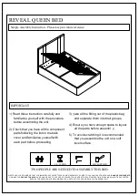 expand furniture REVEAL Assembly Instruction Manual предпросмотр