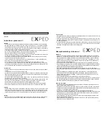 Exped MegaMat Duo 10 Instructions предпросмотр