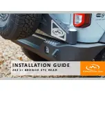 Expedition One BRONCO STC REAR 2021 Plus Installation Manual preview