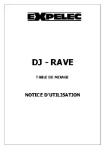 Предварительный просмотр 1 страницы ExPelec DJ-RAVE User Manual