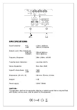 Предварительный просмотр 10 страницы ExPelec DJ-RAVE User Manual