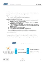 Предварительный просмотр 7 страницы ExPelec Nicols BIRDY XL User Manual