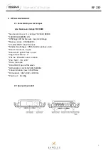 Предварительный просмотр 4 страницы ExPelec NICOLS BP 230 User Manuel