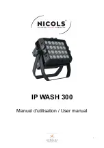 ExPelec Nicols IP WASH 300 User Manual preview