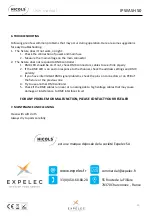 Preview for 20 page of ExPelec Nicols IP WASH 50 User Manual