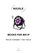 ExPelec NICOLS MOOVE PAR 908 IP User Manual preview