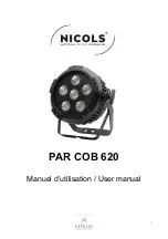 ExPelec NICOLS PAR COB 620 User Manual предпросмотр