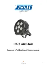 Предварительный просмотр 1 страницы ExPelec Nicols PAR COB 630 User Manual