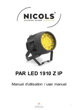 ExPelec NICOLS PAR LED 1910 Z IP User Manual предпросмотр