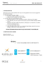 Предварительный просмотр 21 страницы ExPelec NICOLS PAR LED 1910 Z IP User Manual