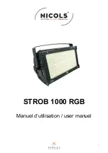 Предварительный просмотр 7 страницы ExPelec NICOLS STROB 1000 RGB User Manual