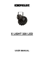 Предварительный просмотр 4 страницы ExPelec X LIGHT 320 LED User Manual