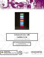 Experia INTERACTIVE LED LADDERLITE Instruction Manual предпросмотр