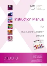 Experia IRiS Colour Selector Deluxe Instruction Manual предпросмотр