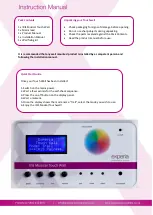 Preview for 3 page of Experia IRiS Musical Touch Wall Instruction Manual