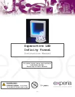 Experia Superactive LED Infinity Tunnel Instruction Manual предпросмотр