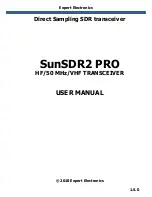 Preview for 1 page of Expert Electronics SunSDR2 Pro User Manual