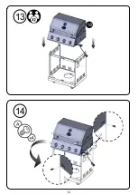 Предварительный просмотр 12 страницы EXPERT GRILL 720-0830HA Assembly Instructions Manual