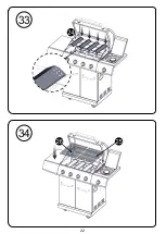 Предварительный просмотр 22 страницы EXPERT GRILL 720-0830HA Assembly Instructions Manual