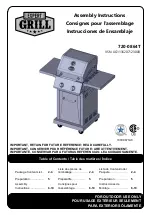 Preview for 1 page of EXPERT GRILL 720-0864T Assembly Instructions Manual