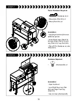 Preview for 13 page of EXPERT GRILL Concord Owner'S Manual