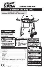 EXPERT GRILL GBC1703WB-U Owner'S Manual preview