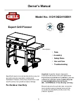 EXPERT GRILL Pioneer Owner'S Manual предпросмотр