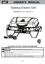 EXPERT GRILL XG17-096-034-18 Owner'S Manual preview