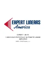 Предварительный просмотр 1 страницы Expert Linears America EXPERT 1.3K-FA Quick Start Manual