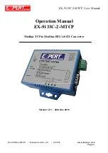 Предварительный просмотр 1 страницы ExpertDAQ EX-9133C-2-MTCP Operation Manual