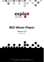 Preview for 1 page of Explo RX2-Wave-Player Manual