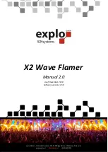 Preview for 1 page of Explo X2 Wave Flamer Manual