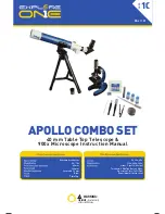 Preview for 1 page of Explore Scientific APOLLO COMBO SET Instruction Manual