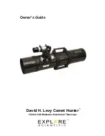 Explore Scientific David H. Levy Comet Hunter Owner'S Manual preview