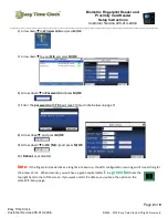 Предварительный просмотр 2 страницы Explore Scientific Easy Time Clock US100C-ID-WiFi Setup Instructions