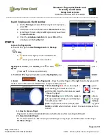 Предварительный просмотр 4 страницы Explore Scientific Easy Time Clock US100C-ID-WiFi Setup Instructions