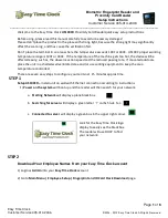 Explore Scientific Easy Time Clock US100CR Setup Instructions preview