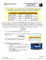 Preview for 2 page of Explore Scientific Easy Time Clock US100CR Setup Instructions