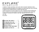 Preview for 1 page of Explore Scientific RDC1008 Instruction Manual