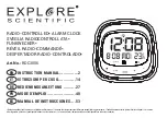 Preview for 1 page of Explore Scientific RDC3006 Instruction Manual