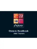 Explorer Group 2003 Tourers Owner'S Handbook Manual preview