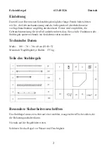 Preview for 2 page of Expo Börse 613-401126 Instruction Manual