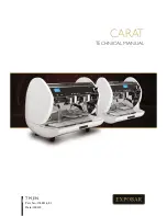 Expobar CARAT 1GR Technical Manual preview